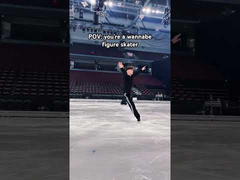 in hockey skates🫠 #disneyonice #figureskating #iceskating #iceskate #iceskater