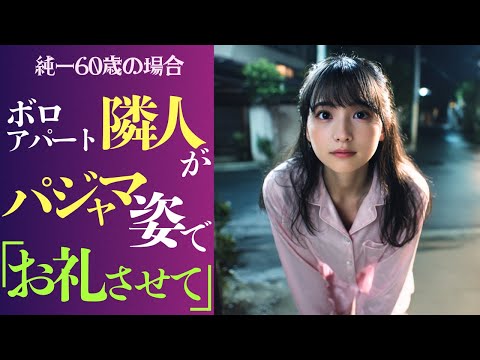 【シニア恋愛】「お礼させてください」隣人美女の優しい指先に…。ボロアパート住人60歳の場合