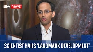 Scientist behind extraterrestrial life discovery speak to Sky News