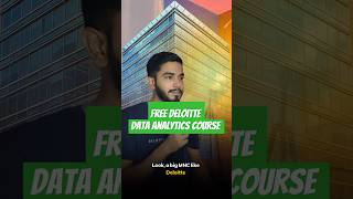 Free Deloitte Data Analytics Course 2025 ✨ #shorts #deloitte #jobs #courses #dataanalytics #career