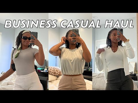 BUDGET FRIENDLY BUSINESS CAUSAL HAUL | *Outfits for work*