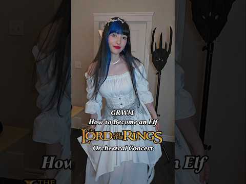 how I became a LOTR Elf #lordoftherings #lotr #fantasy #medieval #fairycore #elvish #arwen #renfaire
