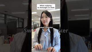 When replying to messages at work...