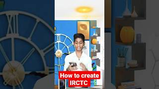 how to create IRCTC account #irctc