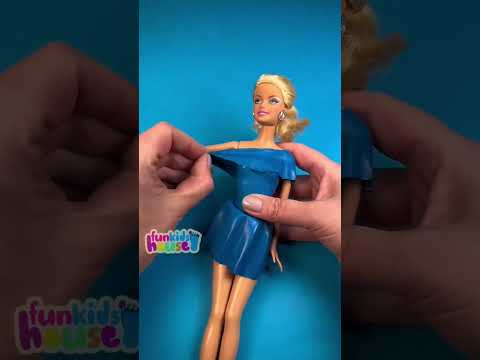 Cute and Easy Balloon Dress for Barbies #BarbieDIY