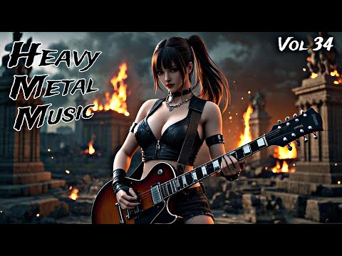 Best Heavy Metal Music Playlist For Motivation, Game, Work, Study - Relaxation ||  vol 34