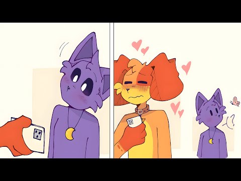 CatNap and DogDay He Got Distracted by a Butterfly.. | Poppy Playtime Chapter 4 | Comic Dub