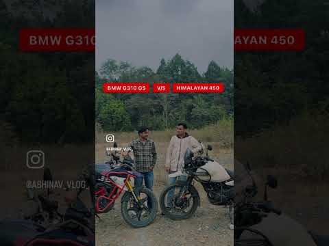 Himalayan vs BMW #himalayan450 #royalenfield #bmw #bmwg310gs