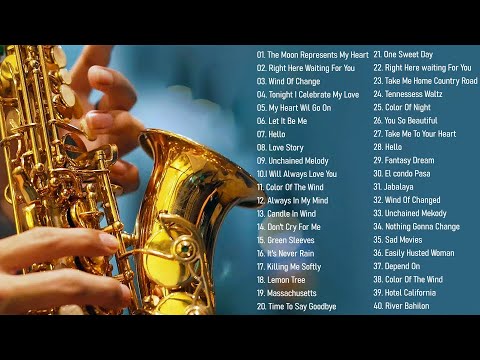 Beautiful Romantic Saxophone Love Songs Instrumental -The Very Best Of Sax, Piano, Guitar Love Songs