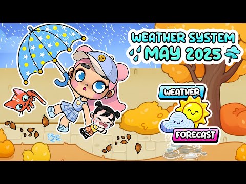 NEW!! WEATHER SYSTEM SNEAK PEEK⛈️☔# in Avatar World Pazu Update ✨🌞