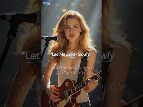 Let Me Down Slowly - Lyrics - Alec Benjamin #englishsongs #LyricsVideo #EmotionalPop #AI_Music_Nova