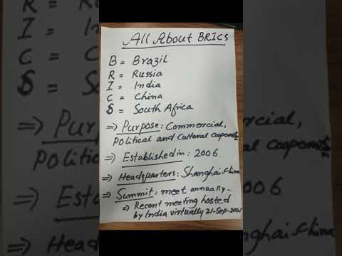 All about BRICS || what is full form of BRICS? || Members of BRICS ||Study Corner