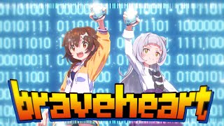 【デジモンアドベンチャー】brave heart  2人で歌ってみた 【戌神ころね/紫咲シオン】