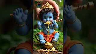 Tinylittle krishna❤ #krishna #gopal #cute #krishnalove #kanha #kanhaiya #trending#shorts #makhanchor