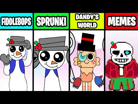 EVERY Incredibox Monster VOICE From Incredibox FIDDLEBOPS! All New Mod Versions Comparison