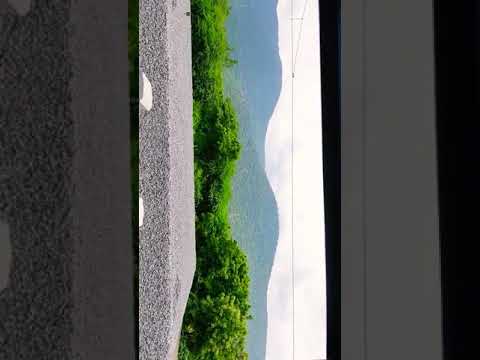 Kondapalli Reserve Forest Hill range views through Train