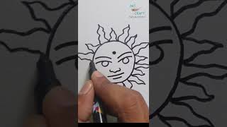 How To Draw Sun #howtodraw #sundrawing #drawing #draw #sun