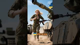Stunning Female Tank Soldiers run ep07 #military #animals #midjourney #heroic