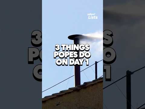 3 things popes do on day 1