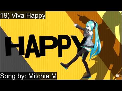 My sister's top 60 favorite vocaloid songs (as of June 2021)