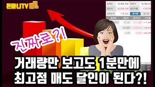 거래량만 보고도 최고점 매도 달인이된다