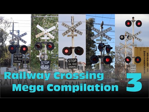 Railway Crossing Mega Compilation 3