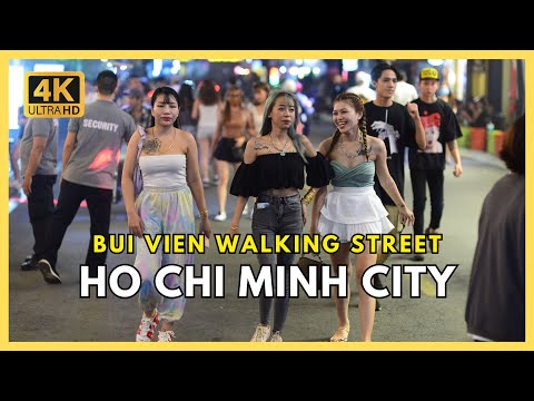 Saigon Bui Vien Nightlife 🇻🇳✨ | Wild Ho Chi Minh City Walking Tour in 4K!