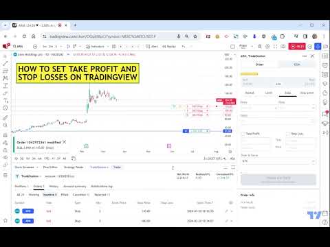TRADINGVIEW MODERATOR TIPS: HOW TO SET TAKE PROFIT AND STOP LOSSES ON CONNECTED BROKERS