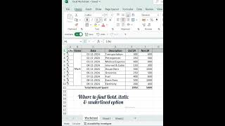 #exceltricks #font #bold #italic #underlined #excelfunctions #learn #grow #exceltips