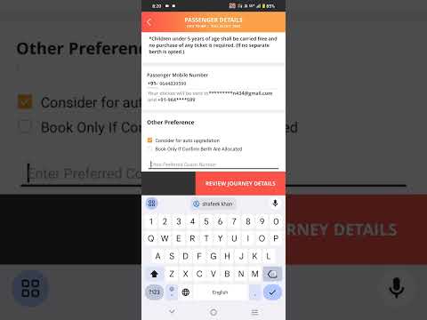 invalid coach I'd in irctc booking