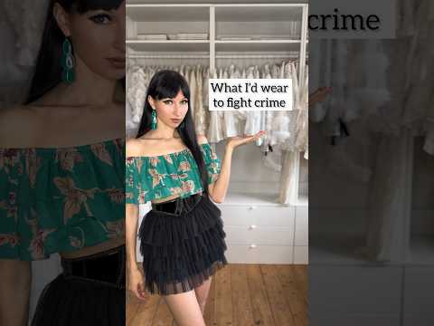 How to style an outfit to fight crime #shorts ad