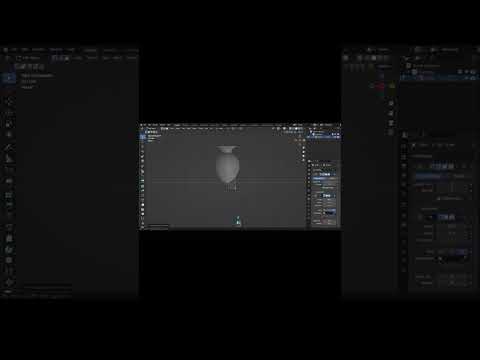 Create a vase in blender under 1minute.