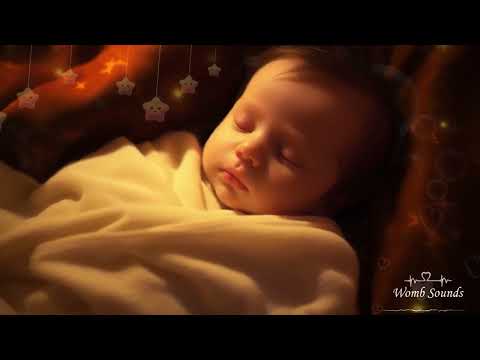NO ADS Womb Sounds for Babies to Sleep 💤 Heartbeats & White Noise | Black Screen