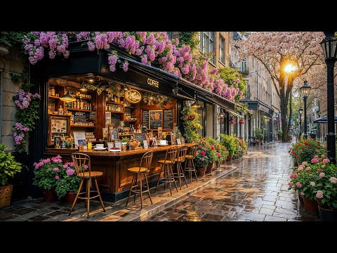 Wisteria Street Café Ambience ☕ Soothing Bossa Nova & Jazz Instrumental Music for a Calm Day