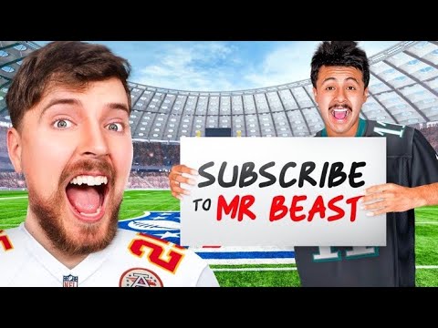 Surprising Mrbeast With Free Super Bowl Commercial!