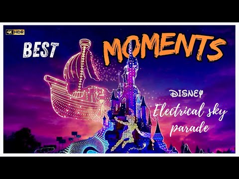 Les meilleurs moments de la Disney electrical Sky parade à Disneyland Paris #disneylandparis #drones