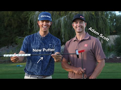Adam Scott Teaches Me How to Use a Long Putter!