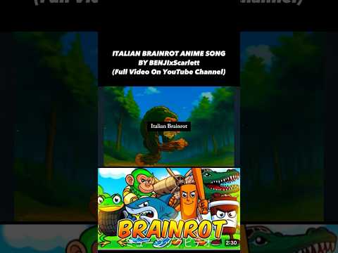 Italian Brainrot Anime Opening Song Music Video (Tralalero Tralala Anime Song)