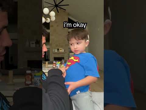 He never wants to go to school!!! #shorts