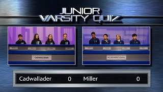 Junior Varsity Quiz | Silver Semi Final 1: Cadwallader vs Miller