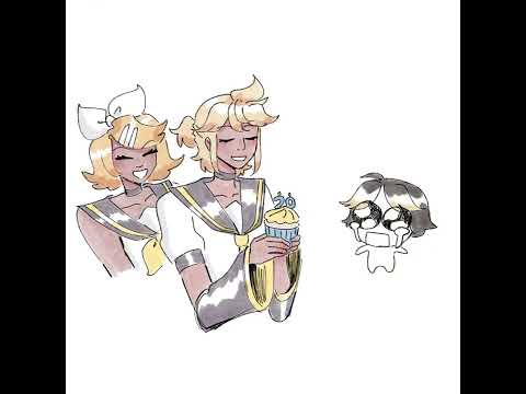 len sings happy birthday to me [#vocaloid]