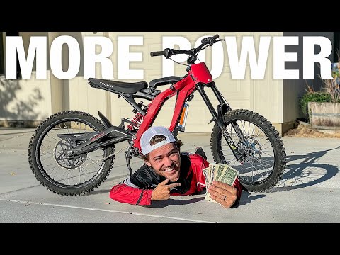 Cheapest Surron Power Upgrade! BAC 4000 Install + Battery Bypass!