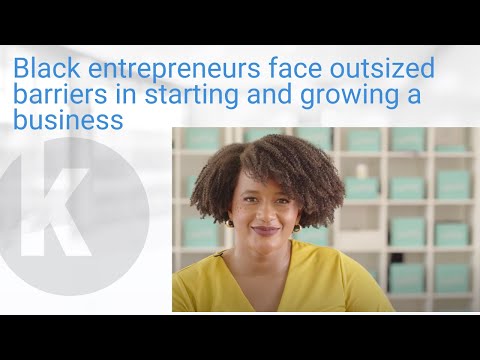 Black entrepreneurs face outsized barriers in starting and growing a business
