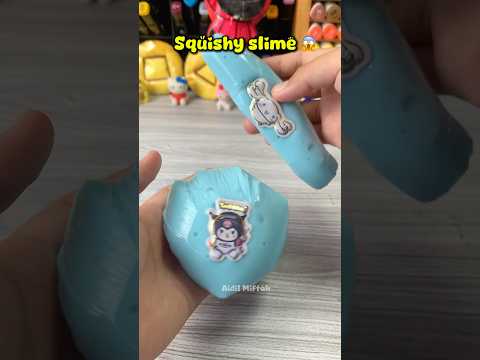 Squishy Slime😱 #diy #squishy #slime #handmade #craft #cutecraft #sanrio