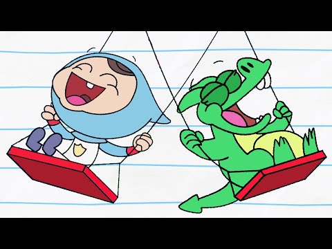 SWINGING INTO 2025! | Boy & Dragon | Cartoons for Kids
