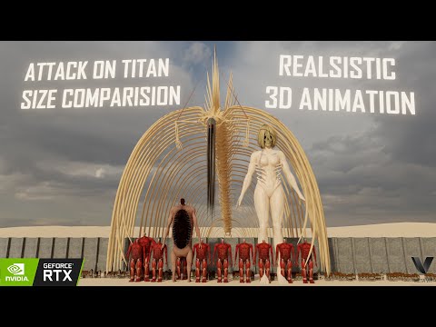 ATTACN ON TITAN SIZE COMPARISION