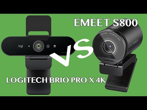 eMeet S800 4K Webcam VS Logitech Brio PRO X 4K