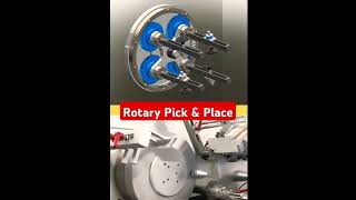 👉 Rotary Pick & Place Mechanism #3ddesign #cad #3dcad #tech #learning #mechinery #design