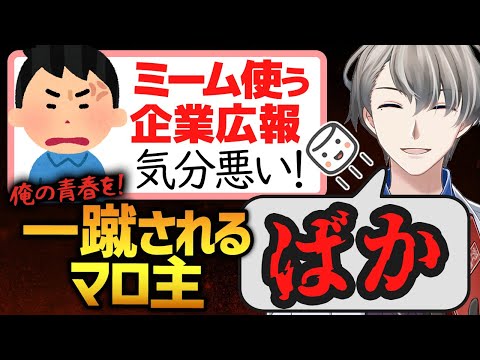 【ミーム広告】オーバーキル…ニコニコなどのミームを使う企業の広報に憤るオタクを一蹴するかなえ先生【かなえ先生切り抜き】Vtuber アル中カラカラ