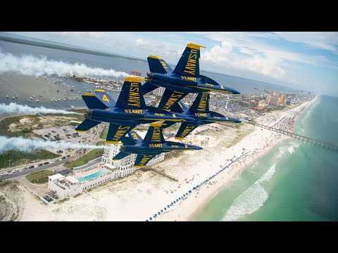 BLUE ANGELS AEROBATIC FLIGHT SIM/ VERTICAL BREAK-BOMB ROSE